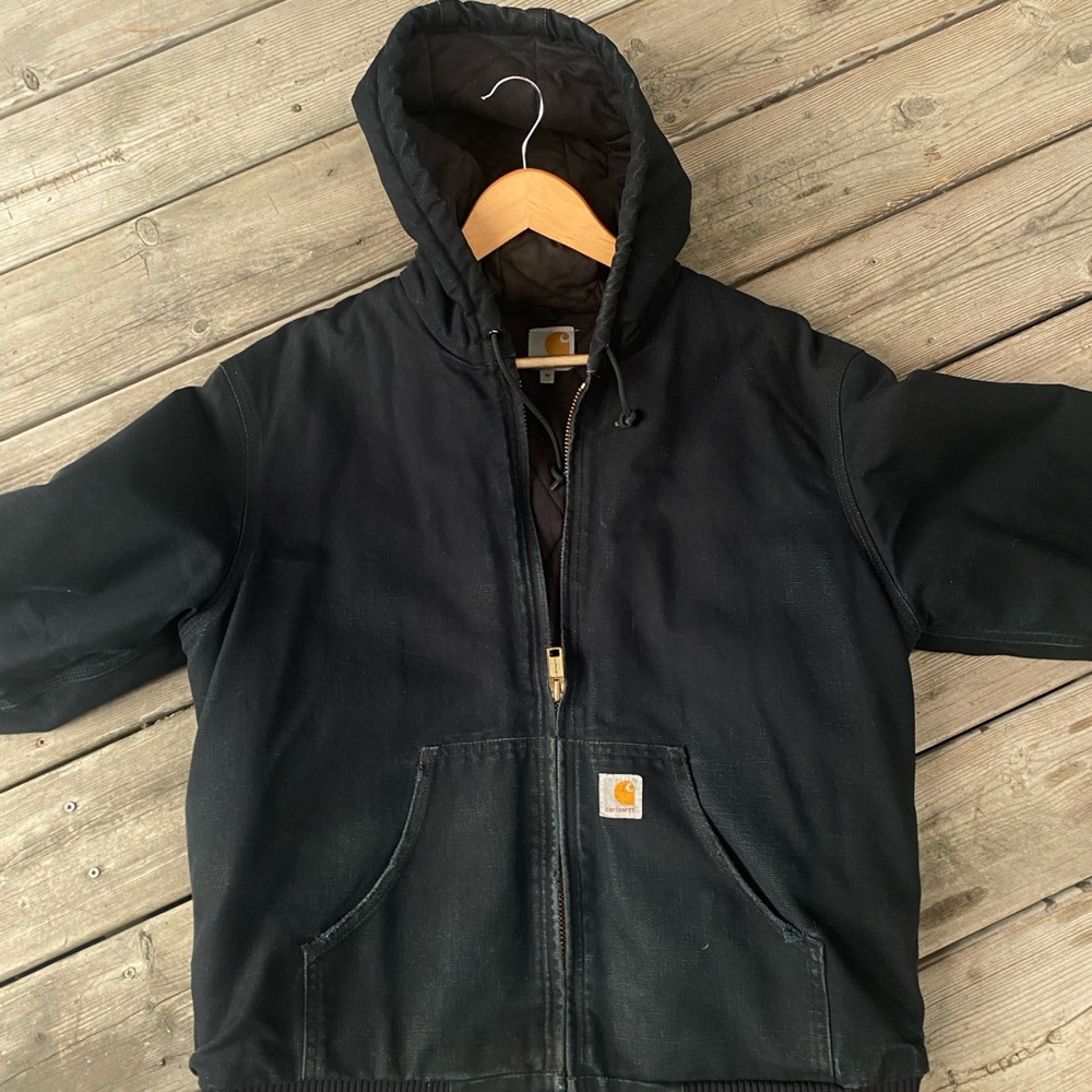 Carhartt Black OG Active Hooded Jacket M